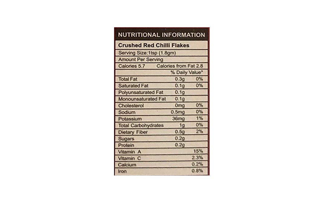Parag Chilli Flakes    Pack  50 grams
